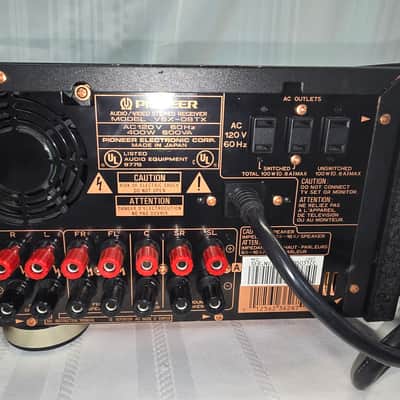 Pioneer VSX-09TX Receiver 1990's - Black & Rosewood image 8