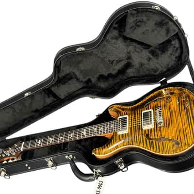 2025 PRS 40th Anniversary Hollowbody II Piezo One Piece 10-Top & Back! - Yellow Tiger image 8