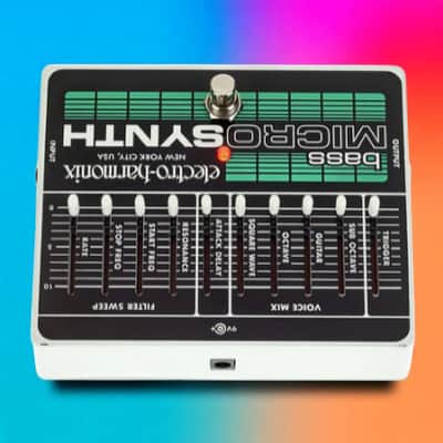 Electro-Harmonix Bass Micro Synthesizer Pedal â€“ Analog Synth FX for Bass NEW image 2