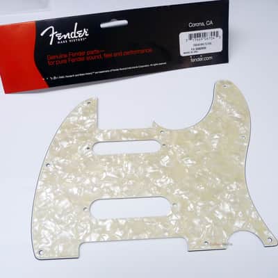 Genuine Fender Tele/Telecaster Plus/Nashville Guitar Pickguard - WHITE PEARL
