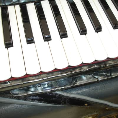 Pancordion Crucianelli Piano Accordion, Slate w/ Case & Straps image 6