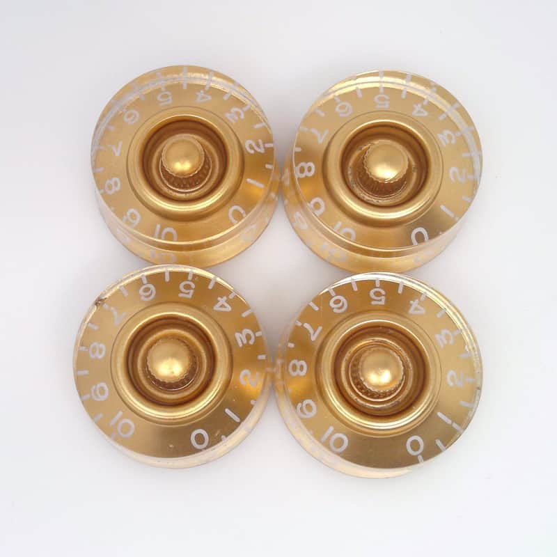 True Custom Shop® GOLD Speed Knob Set for Gibson USA Les Paul Epiphone image 1