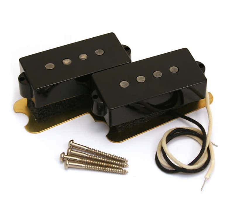 Genuine Fender Pure Vintage '63 P/Precision Bass Pickups Set - 099-2241-000 image 1