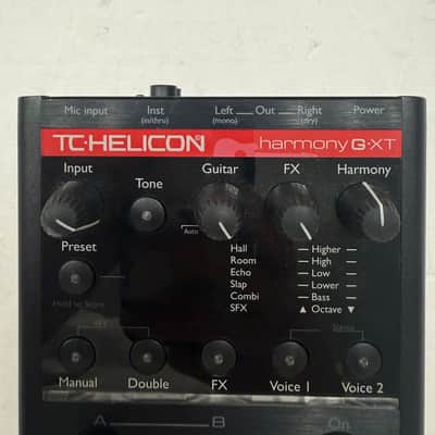 TC Helicon Voicetone Harmony G XT Vocal Guitar Effect Pedal + Power Supply image 2