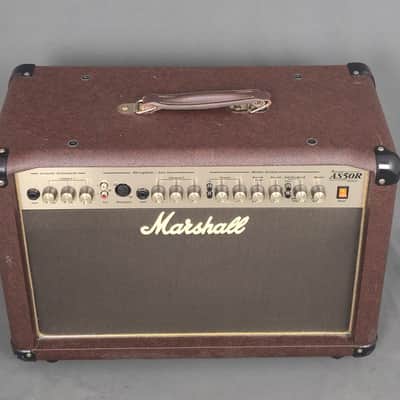 Marshall Acoustic Soloist AS50R 2-Channel 50-Watt 2x8" Acoustic Guitar Combo 2000s - Brown image 3