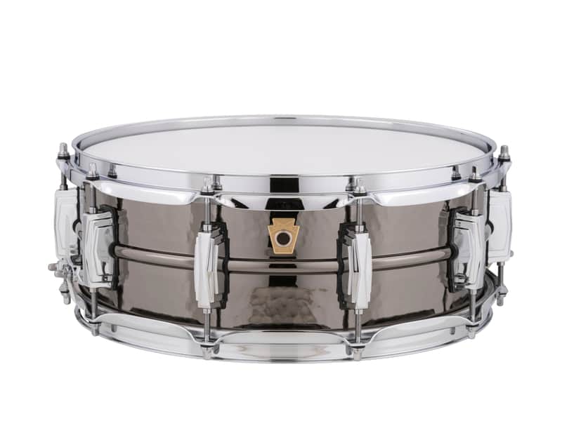 Ludwig LB416K Hammered Black Beauty 5x14" Brass Snare Drum image 1