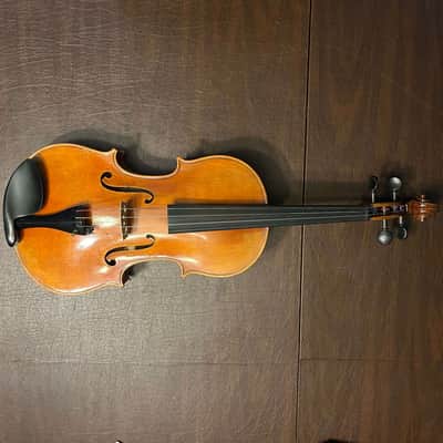 Quinlan & Fabish Monteleone 16.5" hand carved viola, Brazilwood bow and Bobelock Obleck case image 9