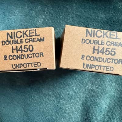 Tom Holmes H450 & H455 PAF Set - Double Cream w/ Nickel Covers image 1