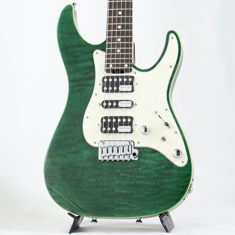 SCHECTER SD-2-24-AL-VTR (See-thru Green/Rosewood) | Reverb Ireland