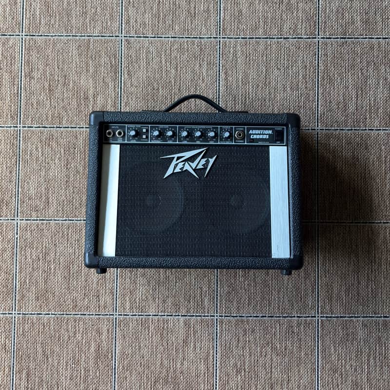 Peavey Audition Chorus 10-Watt 2x6" Stereo Guitar Combo 1980s - Black image 1