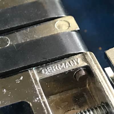 Schaller 456 Vintage Guitar Bridge/Tailpiece 1970's (Tony Iommi "Old Boy " SG Jaydee Super Rare!) image 8
