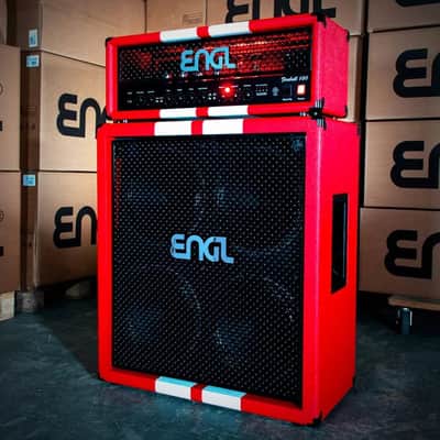 ENGL 40th Anniversary Fireball 100 Head/E412XXL Half Stack - Limited Edition "Racing Stripe" Colorway - Only 40 Made! image 1