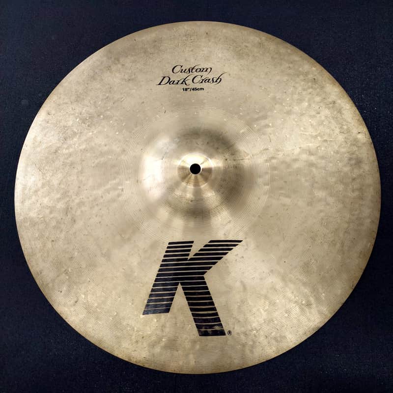 Zildjian 18" K Custom Dark Crash Cymbal 1995 - Present - Traditional