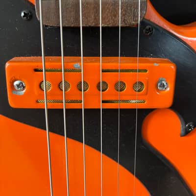 Teisco Offset 1960s Refinish 1960s - Orange image 3