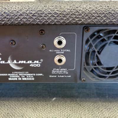 Fender Bassman 400H 400 Bass Head image 9