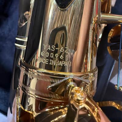 Yamaha YAS-62III Professional Eb Alto Saxophone Gold Lacquered Brass New Unplayed #951 image 8