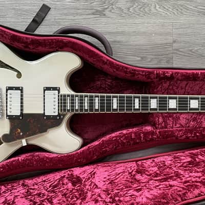 D'Angelico Premier DC Semi-Hollow Double Cutaway Electric Guitar 2019 - 2020 - Champagne with KILLER Taylor Gigbag image 24
