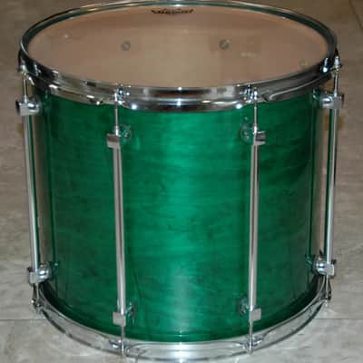 Premier Signia 5Pc Drum Set. Emerald Green Lacquer. Maple Shells. Excellent! image 10