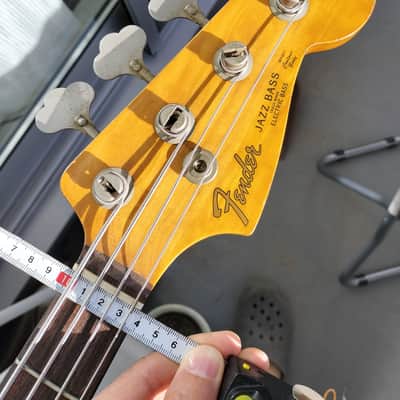 Fender Japan JB62-95 Jazz Bass. Japan vintage made in 1990. Originally lacquer painted. image 3