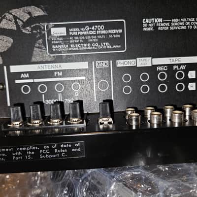 Sansui G-4700 Fully Serviced / Re-capped  / Restored image 13