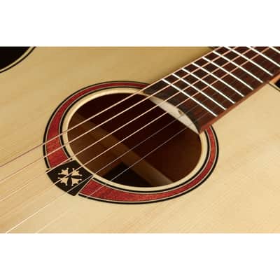 Lâg T70A-NAT Auditorium Acoustic Guitar – Natural Finish (T70 Series) image 4