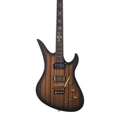 Schecter Synyster Gates Custom S Electric Guitar Satin Goldburst image 1