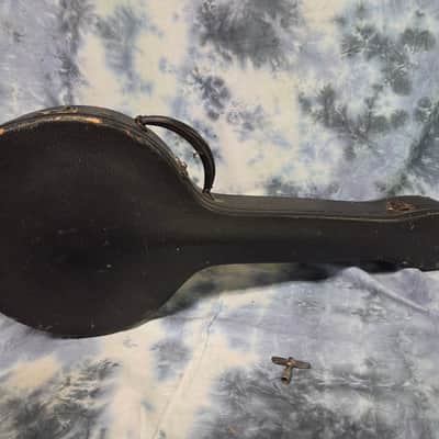 Vintage RARE 1924 Prewar Maybelle A001 Patent Applied for A001 Tenor Banjo Pro Setup New Strings Original Skin Head Original Hardshell Case image 18