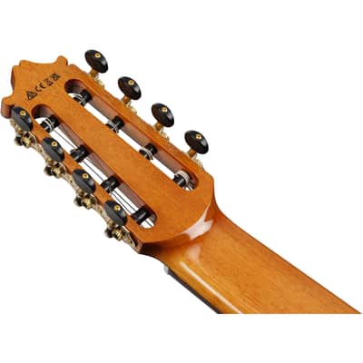 Ibanez GA3008CE GA 8-String Classical Acoustic Electric Guitar - Natural image 8
