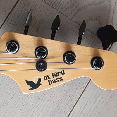 OX Bird Fenderbird  Bass, Gibson TB USA pickups, John Entwistle,2010s - Redburst image 6