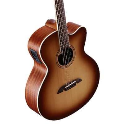 Alvarez ABT60ESHB Artist Baritone Acoustic Electric Guitar Shadowburst image 3