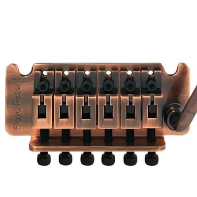 Genuine Floyd Rose Non-Fine Tuner Tremolo Bridge Antique Bronze image 1