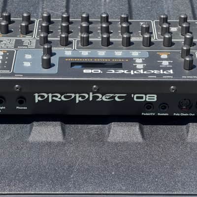 Dave Smith Instruments Prophet 08 PE Desktop 8-Voice Desktop Synthesizer 2012 - 2016 - Black with Wood Sides image 6
