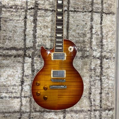 Gibson Les Paul Standard Premium Plus 2013 - Honey Burst AAAA Flame Top Left Handed image 5
