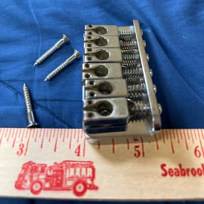 Hamer Sustain block bridge 1981 - Chrome image 2