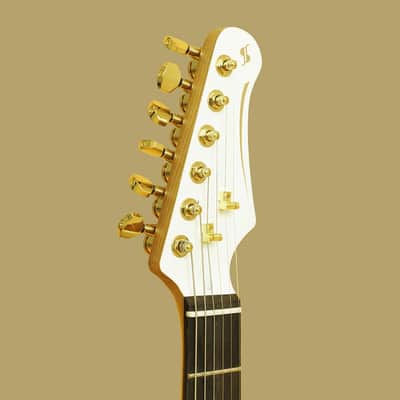Stagg 30th Anniversary Legacy Mahogany HH Electric Guitar White – 30TH-LEGACY-WH image 6