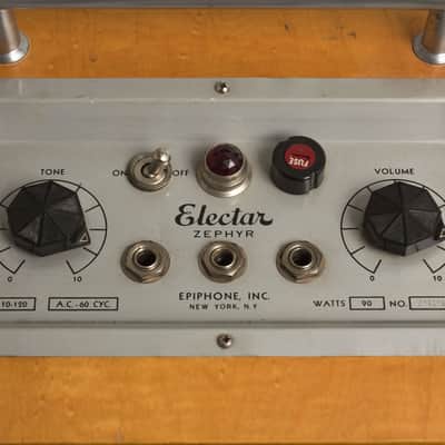 Epiphone Electar Zephyr Small Combo Tube Amplifier, c. 1948, ser. #7928. image 7
