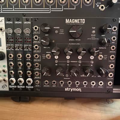 Strymon Magneto Four Head dTape Echo and Looper Eurorack Unit 2010s - Black image 1