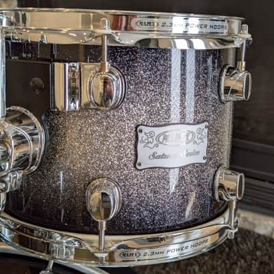 Mapex Saturn shell pack (10", 12", 16", 22") - Silver sparkle fade image 7