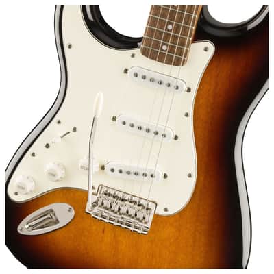 Fender Squier Classic Vibe ’60s Stratocaster Electric Guitar Left Handed LRL 3 Tone Sunburst image 2