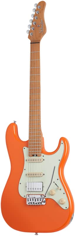 Schecter Nick Johnston Traditional H/S/S Atomic Orange image 1