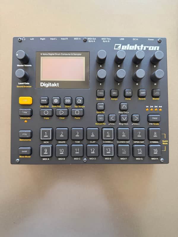 Elektron Digitakt 2017 - 2024 - Black image 1