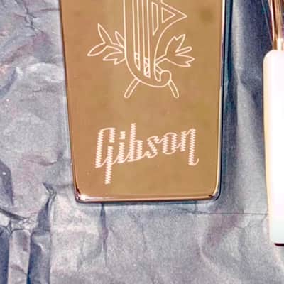 Engraved Long GOLD WD Maestro Vibrola fits Gibson SG, Firebird, ES Guitars. Vibrato Lyre Tailpiece Tremolo image 1