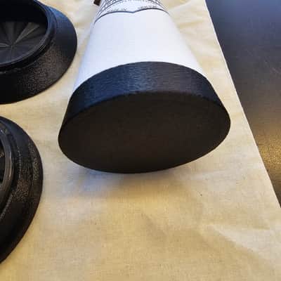 Huber Music Trumpet Modular Straight Mute 2026 - Black and White Plastic image 3