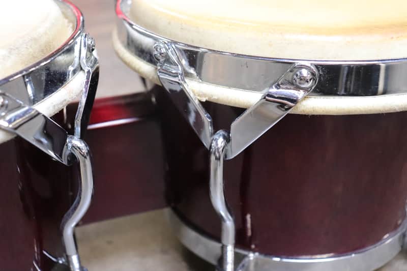Toca Kaman Bongos Cherry Red Vintage | Reverb