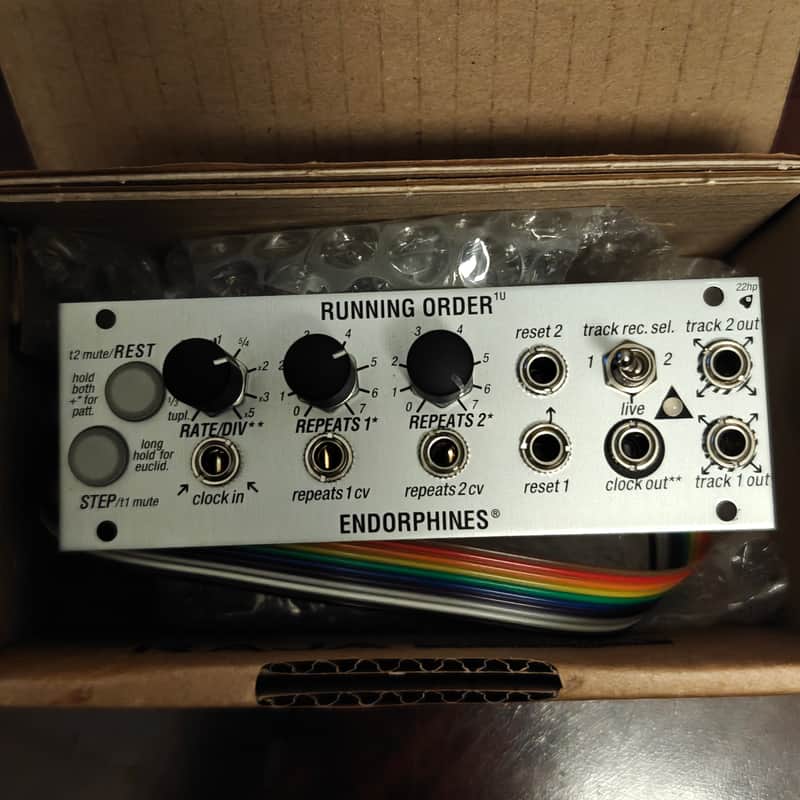 2022 – Present Endorphin.es Running Order 1U Eurorack Synth Mo…
