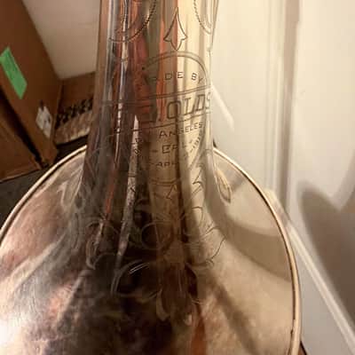 F. E. Olds  LM Tenor Trombone 1918  W/ Original Hardcase PLAYER image 13