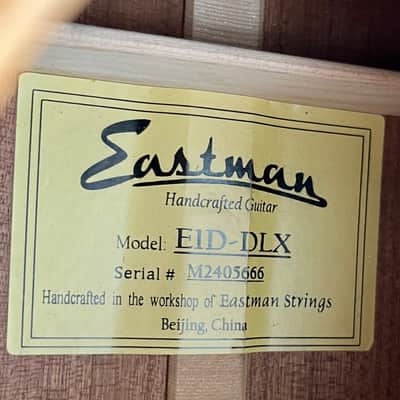 Eastman E1D-Deluxe Acoustic Dreadnought Like D18 2020s image 9