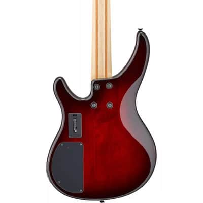 Yamaha Dark Red Burst Trbx604Fm Bass Bild 3