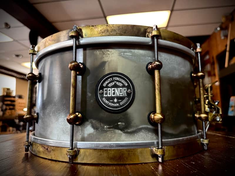 Ebenor Percussion 14x6.5 Heavy Feather Aluminum Snare Drum image 1