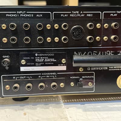 Kenwood KR-5400 Vintage AM/FM Stereo Receiver LED Upgrade Tested Working image 10